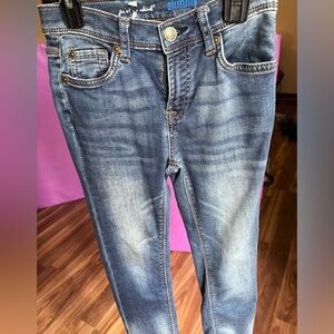 7 for all mankind girls size 8- skinny jeans. “Slimmy” skinny jeans. Stretchy.